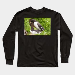 Mr & Mrs Razorbill sharing a private moment Long Sleeve T-Shirt